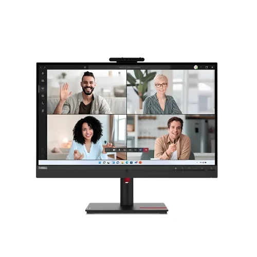 Lenovo ThinkVision T27hv-30 27” (68.58cm) QHD(2560x1440) IPS, Antiglare, WLED Monitor, HDMI, DP, USB port, Vesa Mount, 75Hz refresh rate, 16:9 Aspect Ratio, 99% sRGB Color gamut,63D6UAR3WW-Raven Black