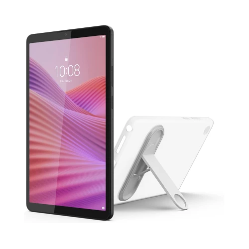 Lenovo Tab One, 8.7 INCH, LUNA GREY, MediaTek® G85 OC 2.0GHz, 4GB Ram, 128GB Storage, with Call Feature, 4G-LTE, 5100 mAh Battery,with Clear Case, TB305XU, ZAF10102SA